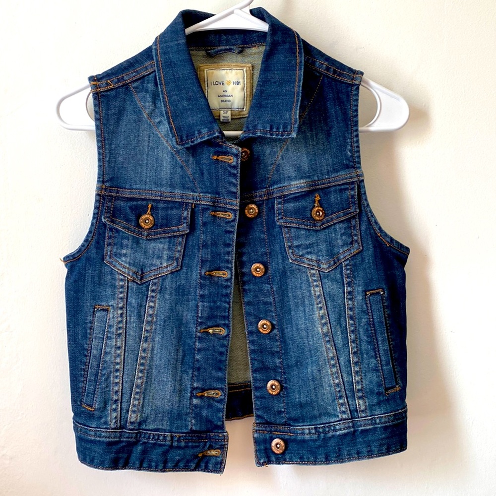 Denim Vest Size Small